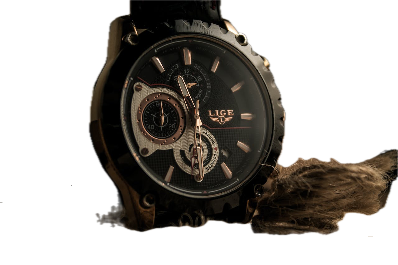 Hodinky z bílého zlata a diamantů